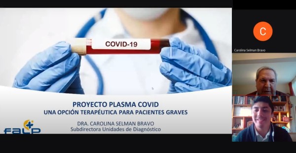 Estudiantes de TNS en Enfermería se actualizaron en tratamiento de Plasma Convaleciente para ayudar a pacientes con COVID-19