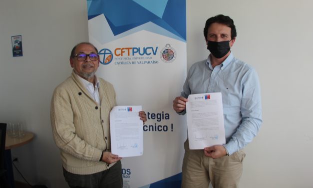 SLEP Valparaíso firma importante convenio de colaboración con el CFT PUCV