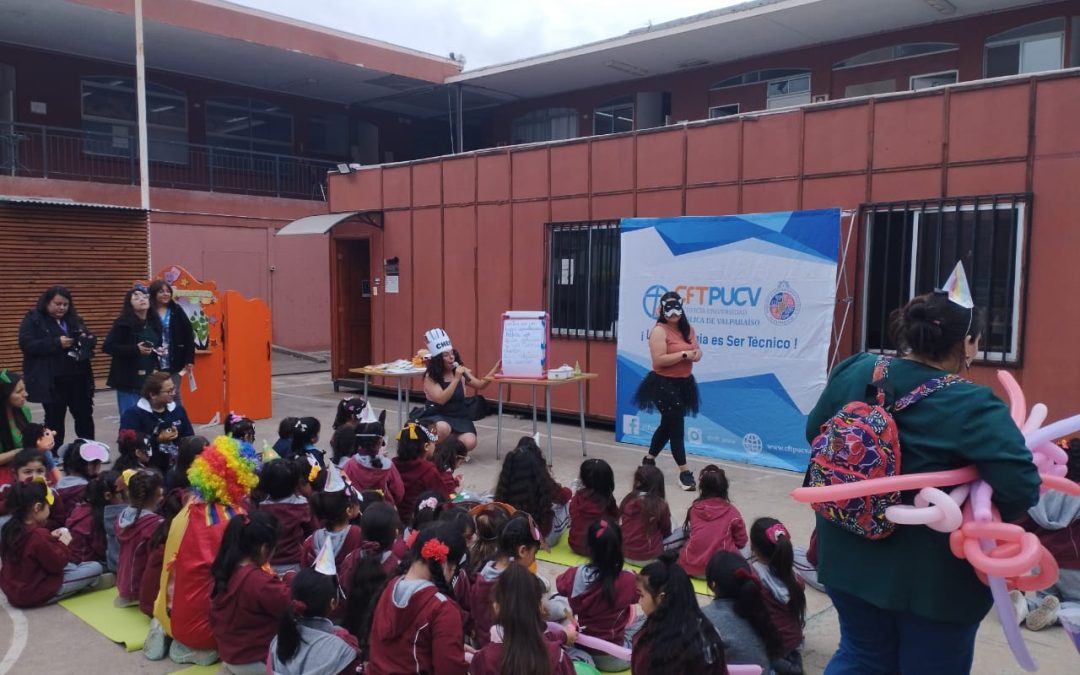 CFT PUCV Sede La Calera celebró el Día de la Educación Parvularia junto 75 pequeños en la actividad