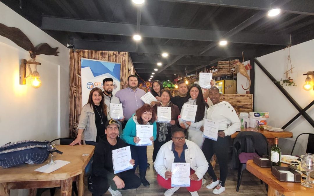 CFT PUCV Sede Costa Norte realizó Taller de Servicio de Restaurante y Maridaje