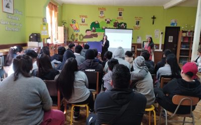 CFT PUCV La Calera organiza taller de auto cuidado para estudiantes de 3° Medio