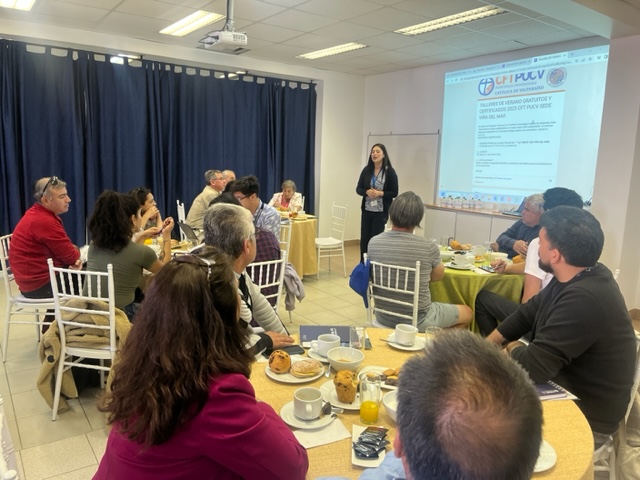 CFT PUCV organiza desayuno para dirigentes y la comunidad de la región