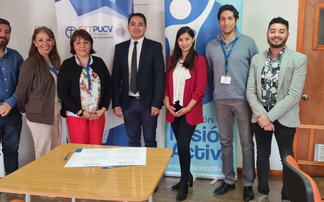 CFT PUCV firma convenio con la fundación Misión Activa