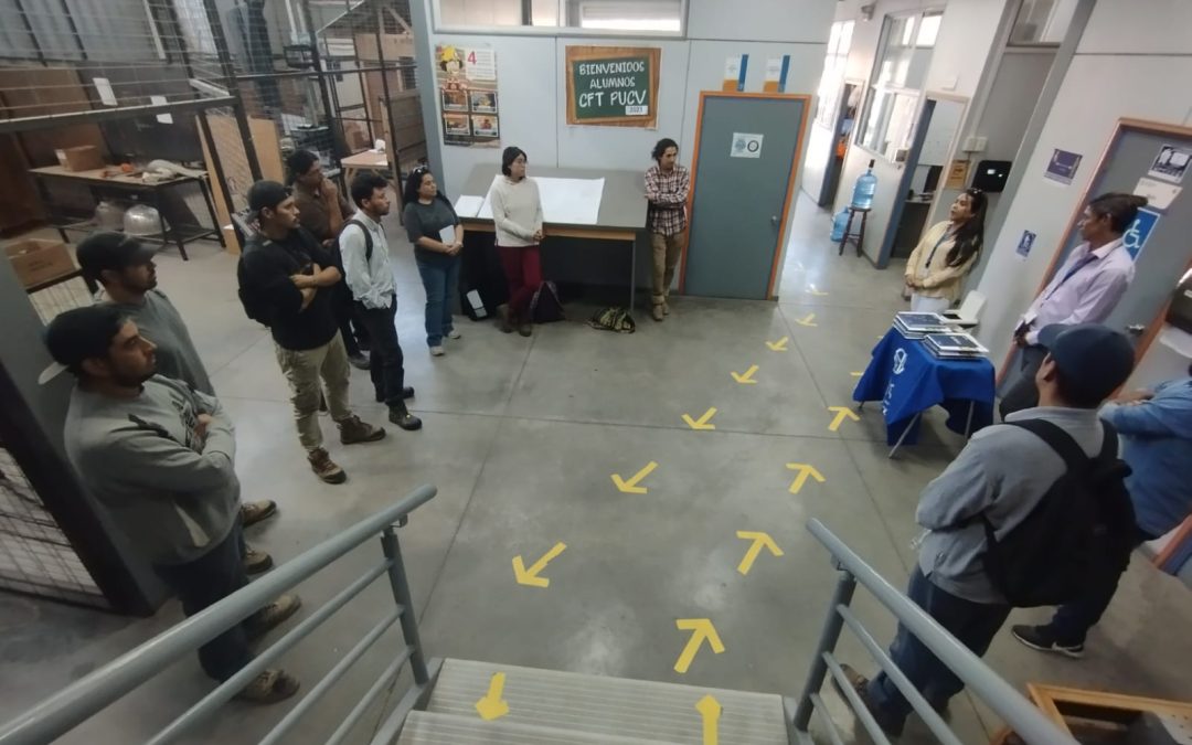 Con éxito se llevó a cabo taller de Gasfitería en la sede La Calera del CFT PUCV