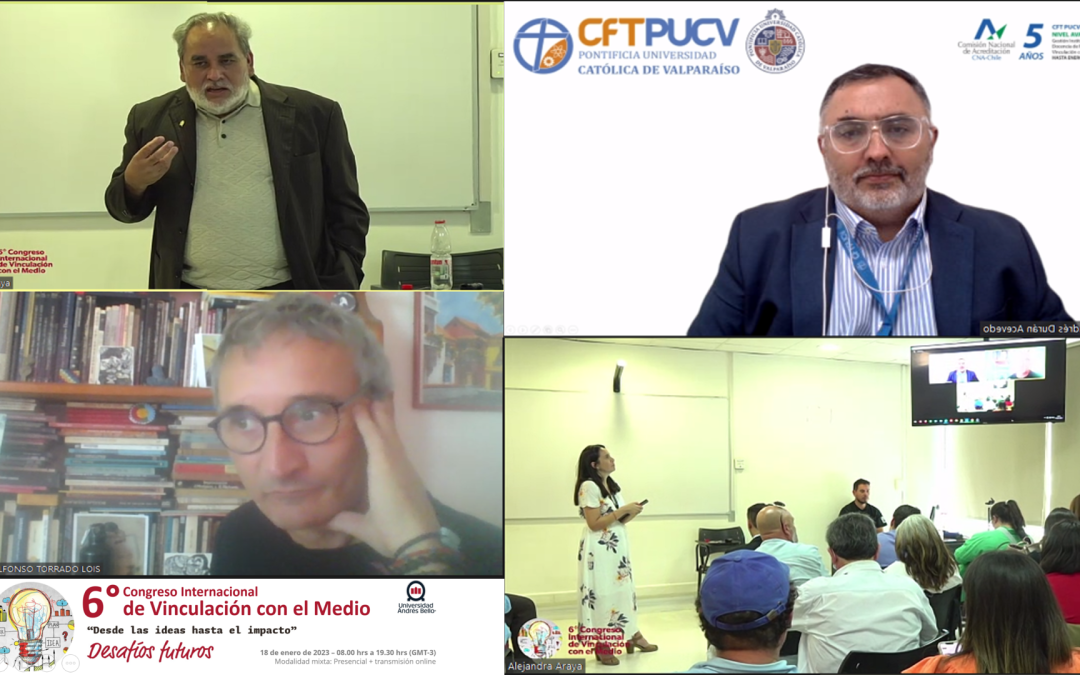 Jefe de la Unidad de Innovación, Emprendimiento y Transferencia Tecnológica CFT PUCV expone en Congreso Internacional de la UNAB