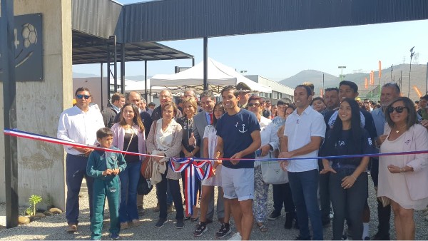 El CFT PUCV Sede Quillota asiste a la Inauguración del nuevo “Complejo Deportivo Mati14” en la comuna de Nogales