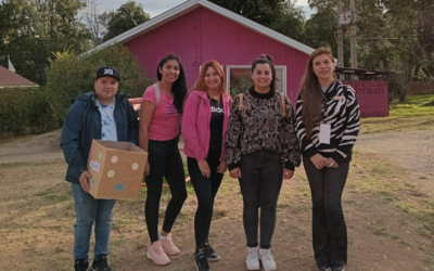 Estudiantes de Sede Quillota celebraron la Pascua junto a los niños de las Aldeas Infantiles de Quilpué
