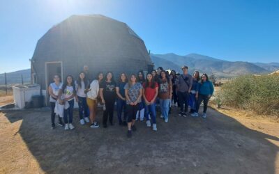 Estudiantes de TNS en Estética, Cosmetología y Terapias Complementarias CFT PUCV Sede La Ligua visitan Spa Domo House