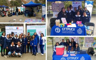 Estudiantes de TNS en Enfermería y TNS en Educación Parvularia participaron del Día Mundial sin tabaco