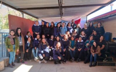 Estudiantes de TNS en Educación Parvularia realizaron una intervención de estilo de vida saludable en la Escuela Básica Los Ángeles de la Mora en Cabildo