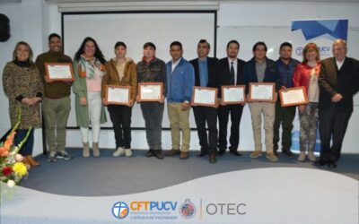 OTEC CFT PUCV en conjunto con Gendarmería de Chile y Sence celebraron ceremonia de certificación del Curso de Soldadura al Arco