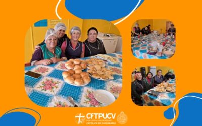 Estudiantes de TNS en Gastronomía Internacional realizan Taller de Panadería a mujeres del Campamento Esperanza