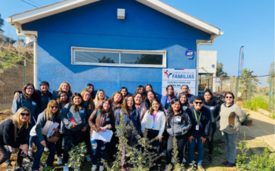 Estudiantes TNS en Trabajo Social realizan trabajo comunitario en la Población de Villa Arauco de Viña del Mar