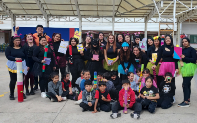 Estudiantes del CFT PUCV realizaron “La brigada de susurradoras” para las y los más pequeños de la Escuela Palestina de La Calera