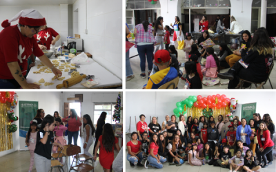 Estudiantes de TNS en Trabajo Social brindan jornada navideña a niños, niñas y adolescentes de ONG APYS en Valparaíso