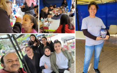 Estudiantes de la carrera de TNS en Estética, Cosmetología y Terapias Complementarias junto a DAE y Centro Ocúpate, colaboran con la Teletón 2023