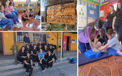 CFT PUCV realiza jornada de Autocuidado y de Prevención de Riesgos en Escuela Rural Guayacán