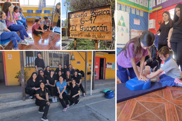 CFT PUCV realiza jornada de Autocuidado y de Prevención de Riesgos en Escuela Rural Guayacán