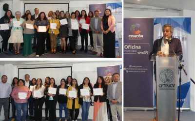 OTEC del CFT PUCV celebró la Ceremonia de Certificación de un grupo de habitantes de Concón