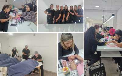 Estudiantes de la Carrera TNS en Estética, Cosmetología y Terapias Complementarias de Sede Viña del Mar realizaron tratamientos gratuitos a más de 150 personas durante marzo