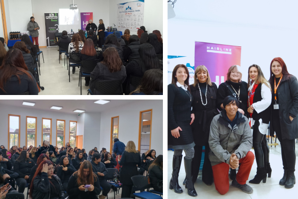 Estudiantes de TNS en Estética, Cosmetología y Terapias Complementarias de CFT PUCV, recibieron charla de Hairline