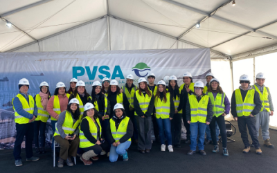 Estudiantes de TNS en Operaciones Portuarias de CFT PUCV realizaron visita educativa a Puerto Ventanas