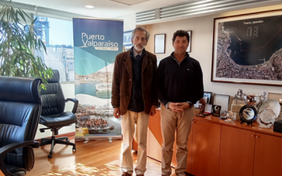Reunión entre CFT PUCV y Empresa Portuaria de Valparaíso para reactivar convenio y fortalecer lazos con la comunidad