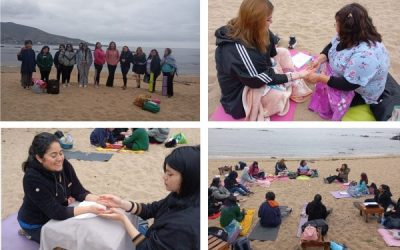 Estudiantes de TNS en Estética, Cosmetología y Terapias Complementarias tuvieron una clase recreativa en Punta Puyai