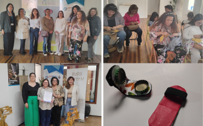 Unidad de Innovación, Emprendimiento y Transferencia Tecnológica de CFT PUCV Sede La Ligua realizó Taller de Reciclaje Textil