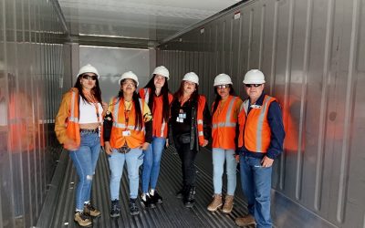 Estudiantes de TNS en Operaciones Portuarias de CFT PUCV Sede Valparaíso realizan visita a Terminal Sitrans de Curauma