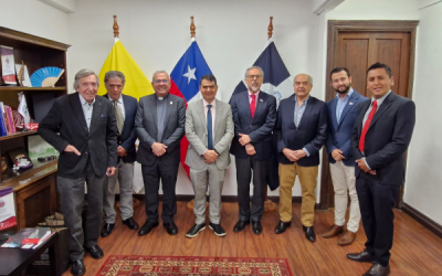 Nuestro Centro y PUCV se reúnen con Universidad Católica Bolviana “San Pablo”