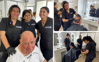 CFT PUCV Sede La Calera realizó Operativo de Estética Integral para personas en situación de calle