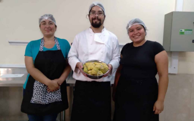 CFT PUCV Sede Limache realiza taller de preparación de humitas a nuevos estudiantes de TNS en Gastronomía Internacional