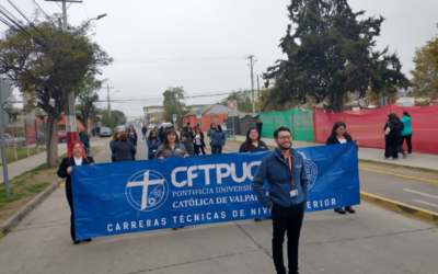 CFT PUCV se hizo presente en la celebración de los 181 años de La Calera