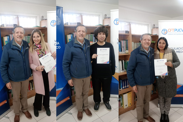 CFT PUCV Sede La Calera reconoció el esfuerzo de estudiantes que participaron de la Operación Renta 2025