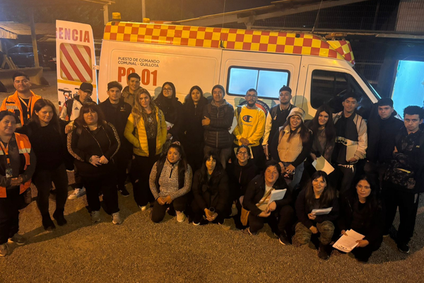 Estudiantes de TNS Prevención de Riesgos de CFT PUCV Sede La Calera realizan enriquecedora visita a la Oficina de Ge
