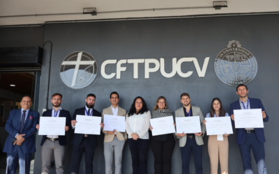CFT PUCV e Initiative certifican a 7 estudiantes de intercambio en Negocios Internacionales