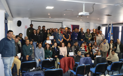 Funcionarias y funcionarios de  CFT PUCV recibieron importante certificación por parte del IST
