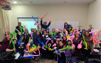 Estudiantes de Educación Parvularia participaron en Taller de Globoflexia en Sede Limache