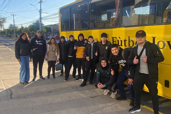 Estudiantes de TNS en Preparación Física participaron de un entrenamiento abierto del Club San Luis de Quillota