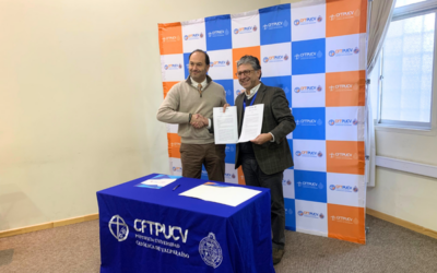CFT PUCV y SLEP firmaron relevante convenio que potencia el futuro de la formación Técnica de Nivel Superior
