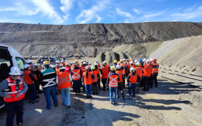 Estudiantes de CFT PUCV conocieron las instalaciones de Minera Amalia Cemin en Catemu