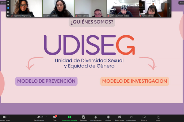 UDISEG aborda procedimiento ante situaciones de acoso, violencia y discriminación de género junto a la Sede Quillota