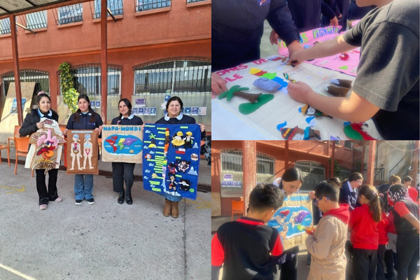 Estudiantes de CFT PUCV Sede La Calera expusieron material didáctico a escolares del primer ciclo básico