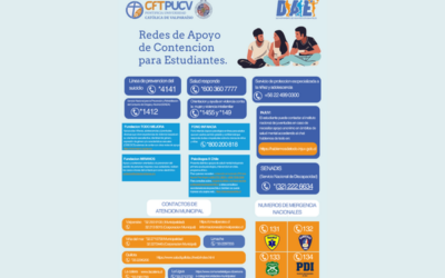 CFT PUCV refuerza la difusión de redes de apoyo emocional