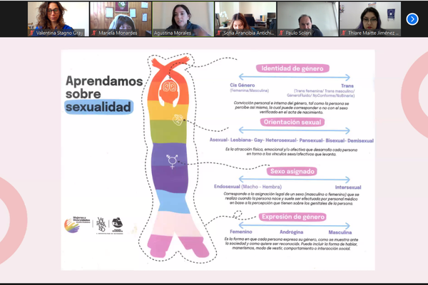 Integrantes de la Comisión Interna para la Equidad de Género de CFT PUCV se capacitan en materias de Género y Diversidades