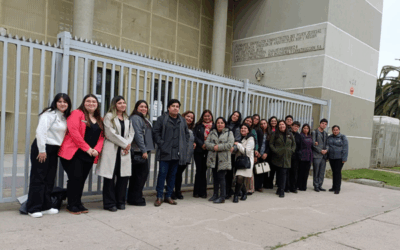 Estudiantes de TNS en Trabajo Social de Sede Quillota visitaron el Tribunal de Juicio Oral