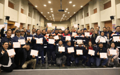 El Departamento de Capacitación y Formación Continua de CFT PUCV junto a ENAP Refinería Aconcagua Certificaron a 71 contratistas en oficios