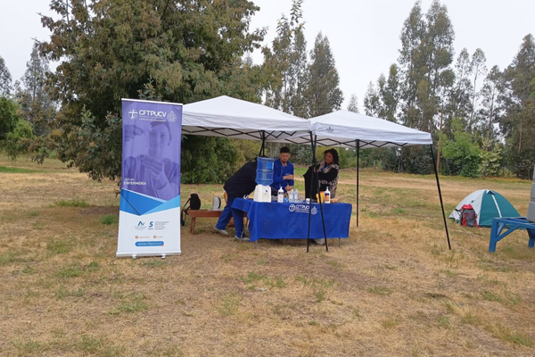 Estudiantes de TNS en Enfermería y TNS en Trabajo Social ofrecieron atención de primeros auxilios en el Campamento Distrital de Grupos de Valparaíso