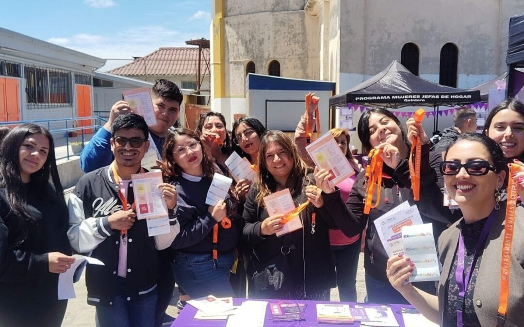 Taller experiencial y feria “Diversamente Iguales” marcaron la réplica del 25N en Sede Costa Norte – Quintero